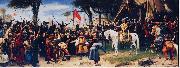 Mihaly Munkacsy The Conquest of Hungary oil painting